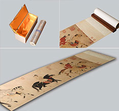 白云鄂博馆藏书画复制博物馆书画复制服务